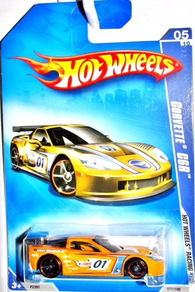 Amazon | HOT WHEELS RACING '09 05 OF 10 YELLOW CORVETTE C6R